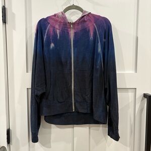 {Chaser} Tie-dye Zip-up Sweatshirt, L